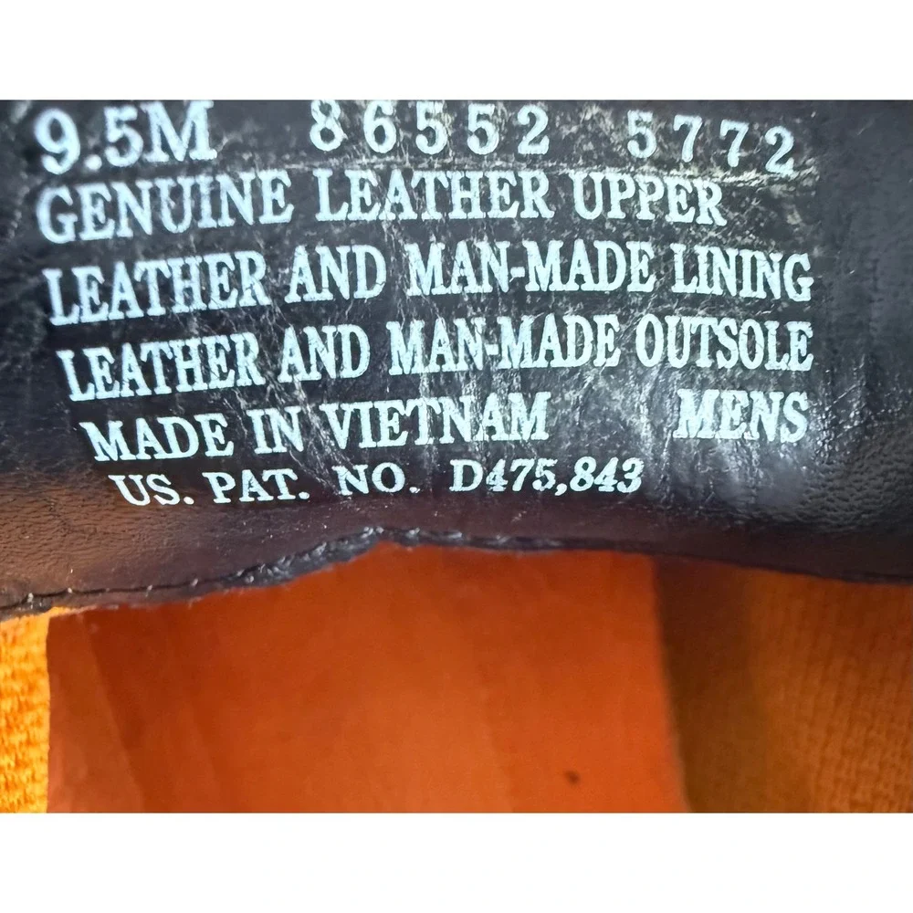 Timberland Mens Black Leather Waterproof Oxford Dress Shoes Lace Up Size 9.5
